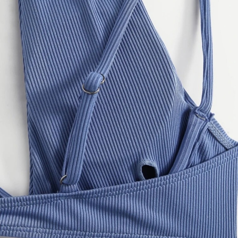 Solid Rib bikini Swimsuit - Picture 5 of 7